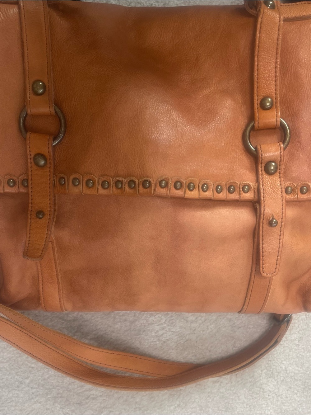 BED STU Messenger studs crossbody bag*11x13 - Picture 7 of 16